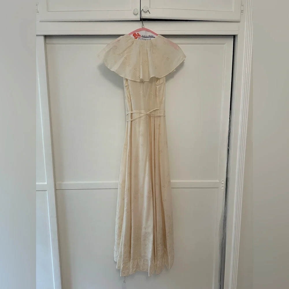 NWT Christy Dawn Camilla Dress in Ivory Embroider - Picture 5 of 9